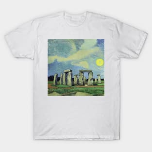 Stonehenge in Van Gogh's style T-Shirt